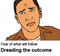 Dreading the outcome: Fear of what will follow